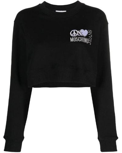 Moschino Jeans Sweatshirt - Schwarz