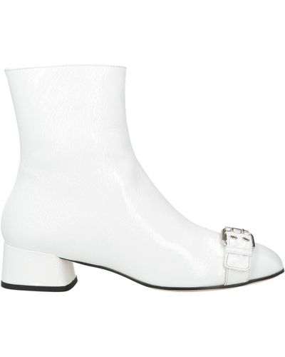 MSGM Ankle Boots - White