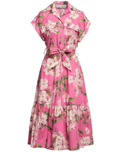 Shirtaporter Midi Dress Cotton - Pink