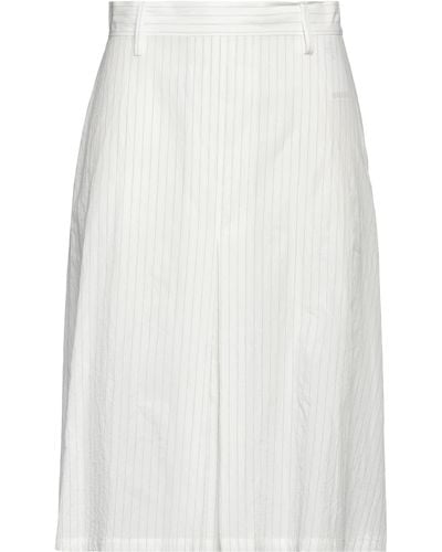 MM6 by Maison Martin Margiela Midi Skirt - White