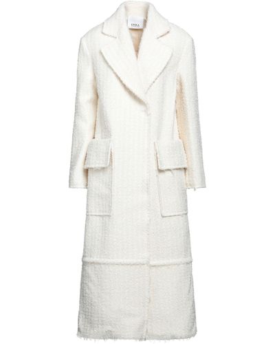 Erika Cavallini Semi Couture Cappotto - Bianco