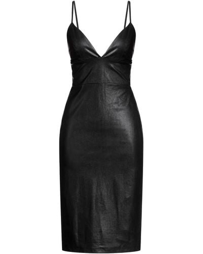 Amanda Uprichard Midi Dress - Black