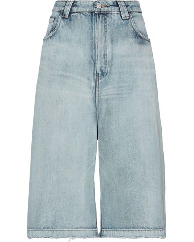 Balenciaga Cropped Jeans - Blau