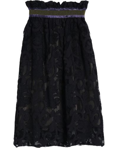 DV ROMA Midi Skirt - Black