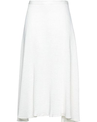 L'Autre Chose Midi Skirt - White