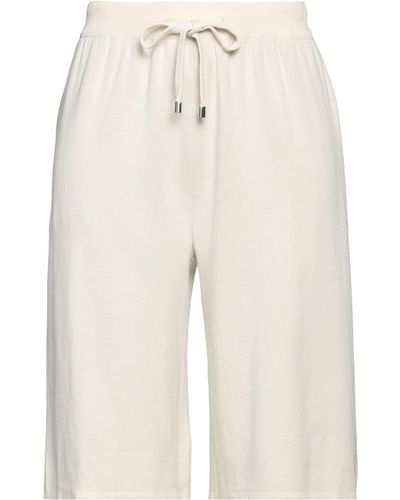 Malo Cropped Trousers - Natural