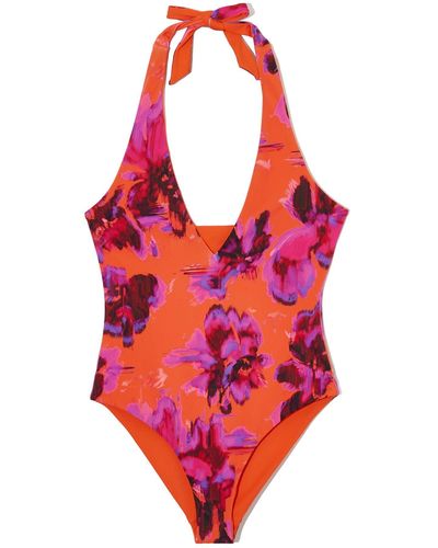 COS One-piece Swimsuit - Red