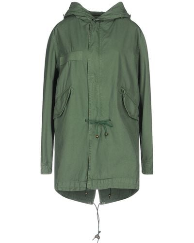 MR & MRS Overcoat & Trench Coat - Green