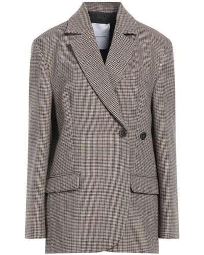 Pomandère Blazer Wool, Viscose, Polyester, Elastane - Gray