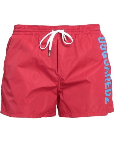 DSquared² Badeboxer - Rot
