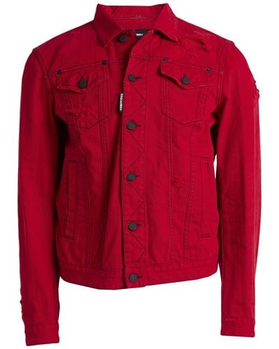DSquared² Denim Outerwear - Red
