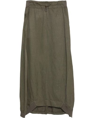 European Culture Long Skirt - Green