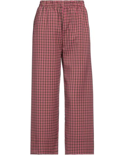 Guttha Cropped Trousers - Red