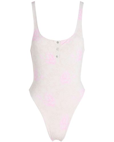 Frankie's Bikinis One-piece Swimsuit - Pink