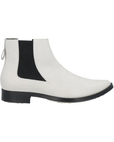 Adieu Ankle Boots - White