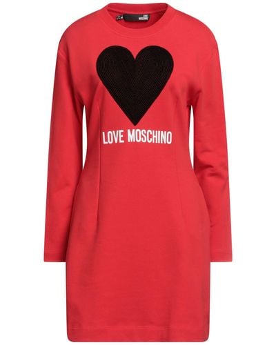 Love Moschino Minivestido - Rojo