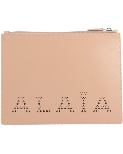 Natural Alaïa Clutches and evening bags for Women | Lyst