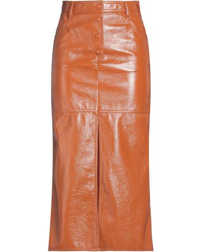 MSGM Midi Skirt - Orange