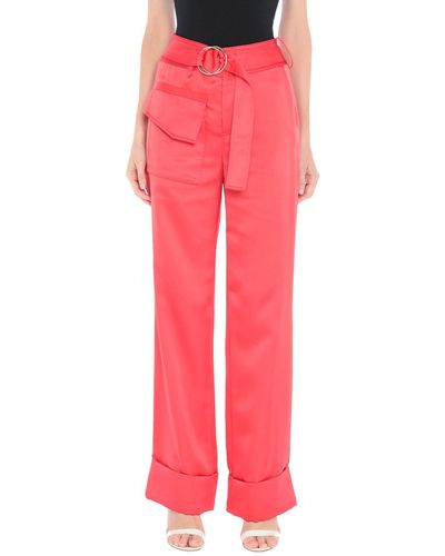 Self-Portrait Trousers - Red