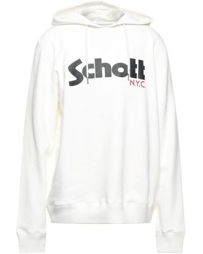 Schott Nyc Sweatshirt - White