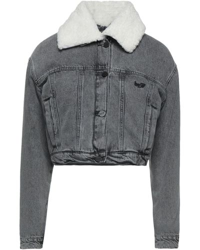 be Blumarine Chaqueta Vaquera - Gris