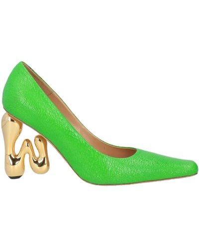JW Anderson Court Shoes Leather - Green