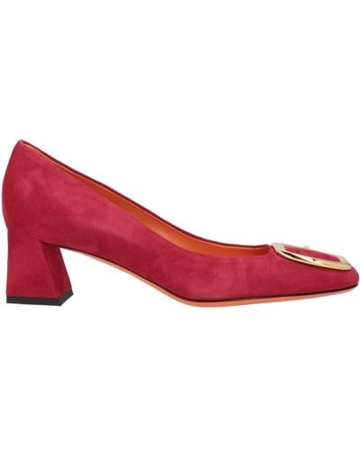 Santoni Court Shoes - Red