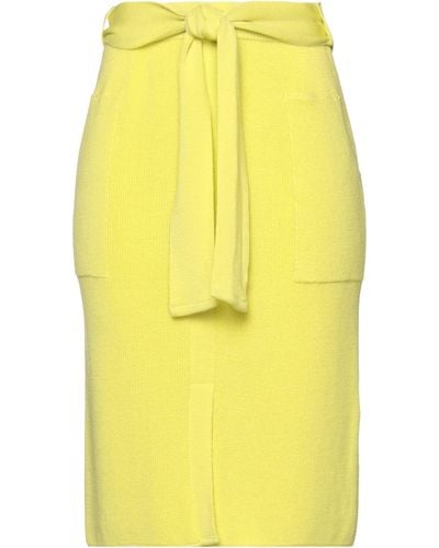 Le Fate Midi Skirt - Yellow