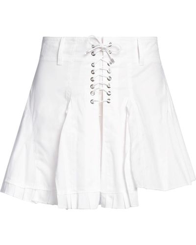 Ludovic de Saint Sernin Mini Skirt Cotton - White