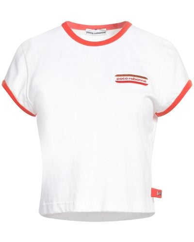 Rabanne T-shirts - Weiß