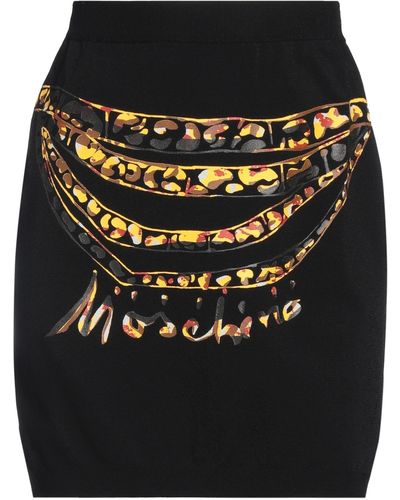 Moschino Mini Skirt Viscose, Polyester - Black