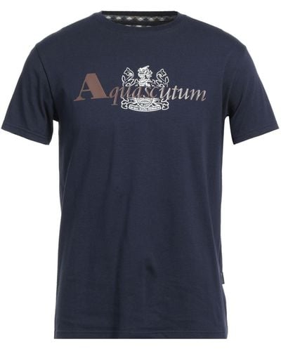 Aquascutum T-shirts - Blau
