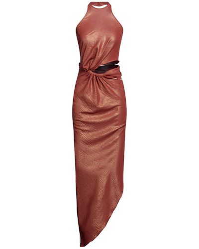 Nervi Maxi Dress - Red