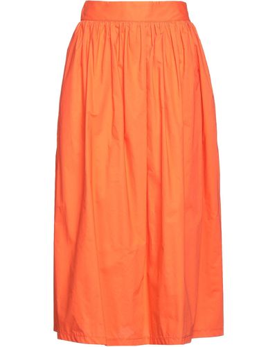CROCHÈ Midi Skirt - Orange