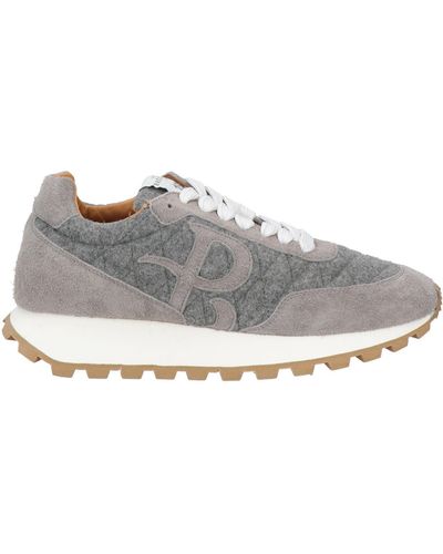 Ballantyne Sneakers Leather, Textile Fibers - Gray