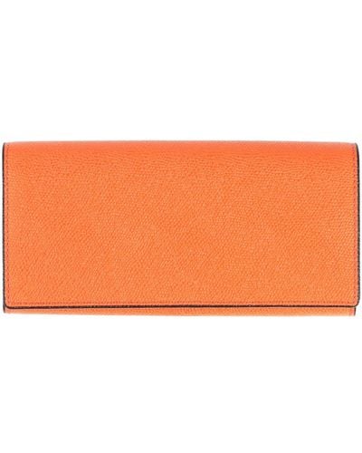 Valextra Wallet - Orange