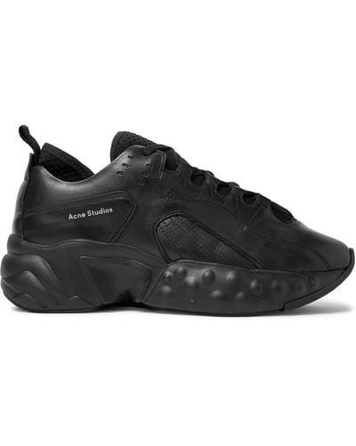 Acne Studios Sneakers Soft Leather - Black