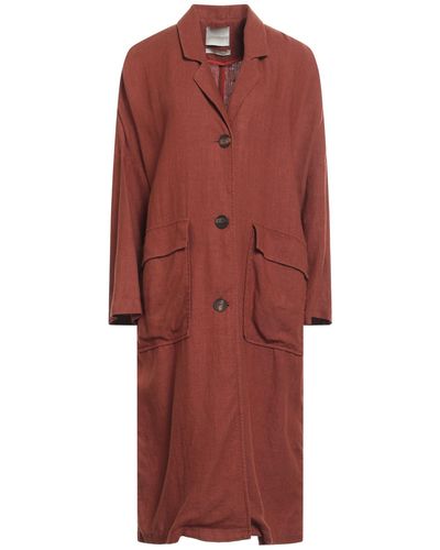 Momoní Overcoat & Trench Coat - Red