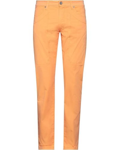 Jeckerson Pants Cotton, Elastane - Orange