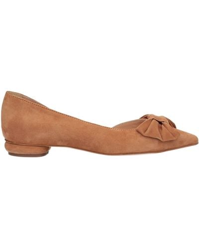 CafeNoir Ballet Flats - Brown