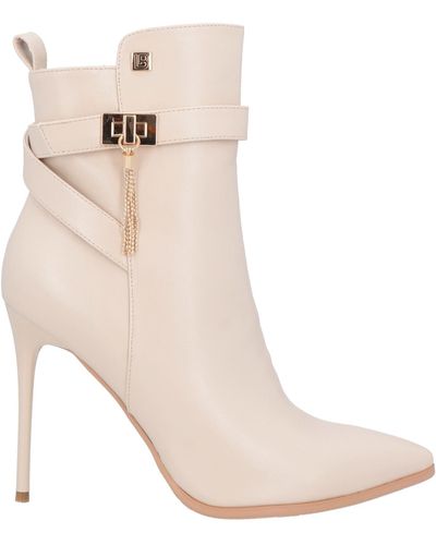 Laura Biagiotti Ankle Boots - Natural