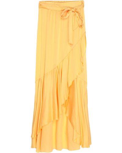 Berna Midi Skirt - Yellow
