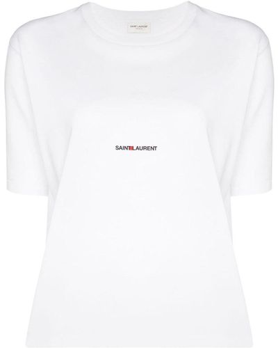 Saint Laurent T-shirts - Weiß