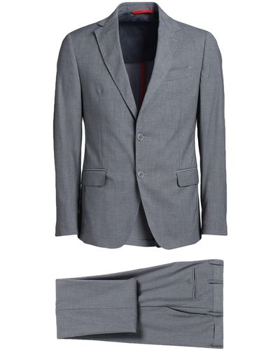 BERNESE Milano Light Suit Polyester, Rayon, Elastane - Gray