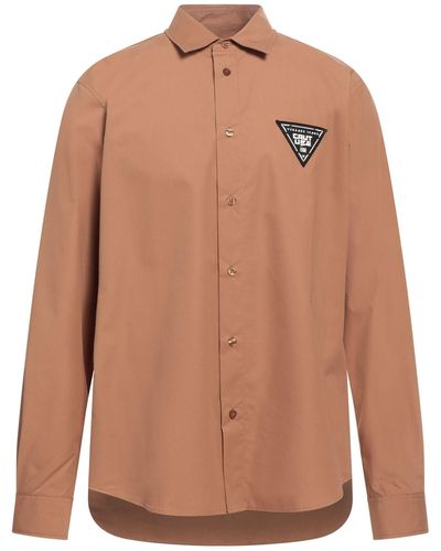 Versace Shirt Cotton - Brown