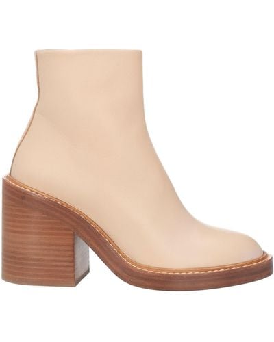Chloé Ankle Boots - Natural