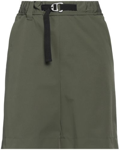3 MONCLER GRENOBLE Military Shorts & Bermuda Shorts Polyamide, Elastane - Green