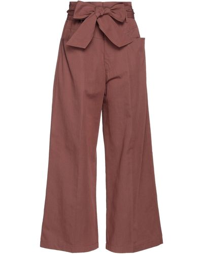 Grifoni Trousers - Red