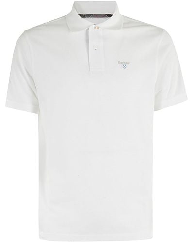 Barbour Poloshirt - Weiß