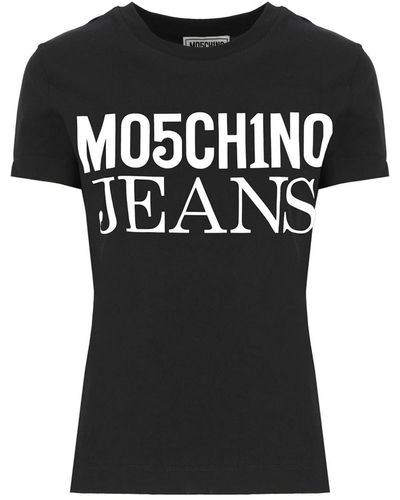 Moschino Jeans T-shirts - Schwarz
